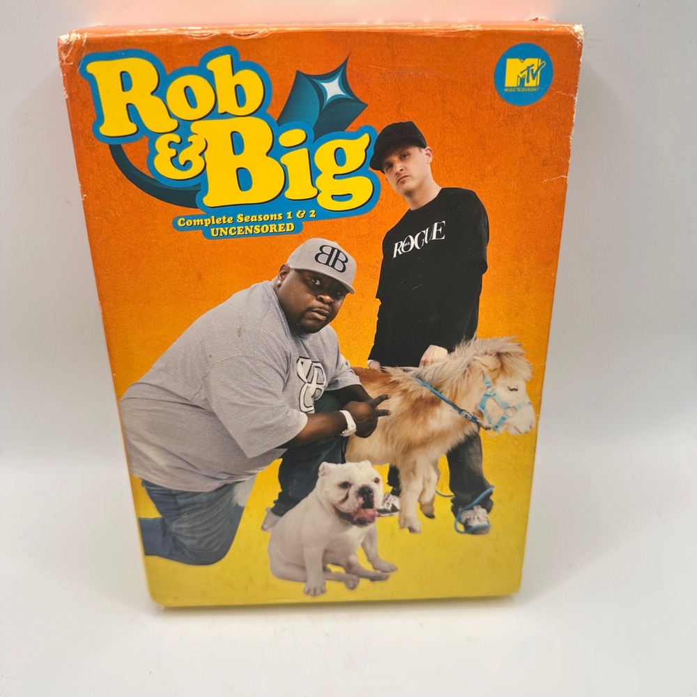 MTV Rob & Big Complete Seasons 1 & 2 Uncensored DVD Set Rob Dyrdek Big Black